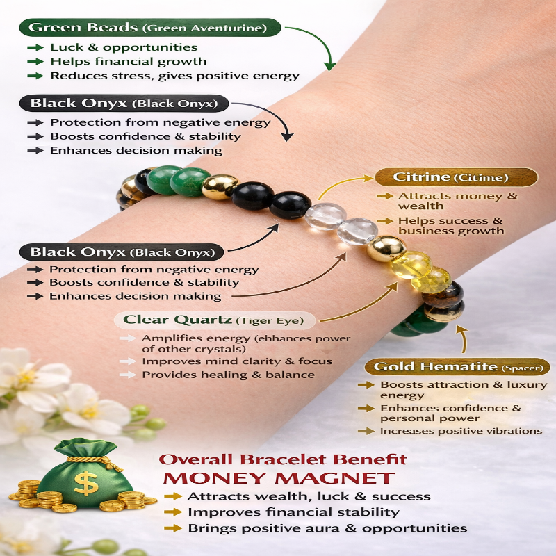 Dhanyog Pyrite Bracelet for Wealth and Prosperity (8mm)