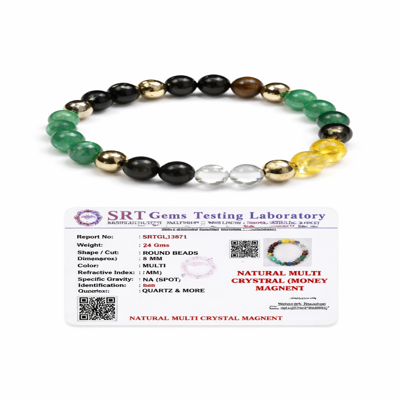 Dhanyog Pyrite Bracelet for Wealth and Prosperity (8mm)